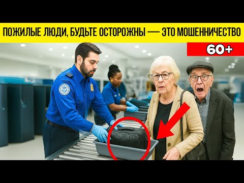 Видео: 14 распространённых аэропортовых МОШЕННИЧЕСТВ против пожилых путешественников
