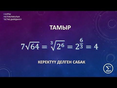 Видео: ОРТга уйдон даярдануу / Тамыр 2