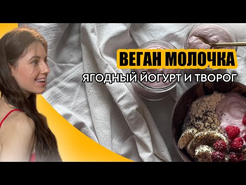 Видео: ВЕГАН МОЛОЧКА | ягодный йогурт и творог
