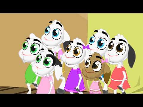 Видео: волк и семь коз - Сказки и рассказы для детей - Russian Fairy Tales