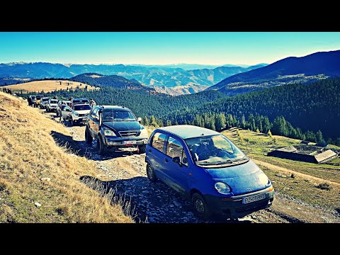 Видео: 💥По бездорожью на Matiz на высоте 2000 м, по одной из самых захватывающих дорог Румынии💥