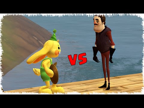 Видео: Бонзо қоян Сәлем көршімен төбелесті | Көршіден бұны күтпедім!