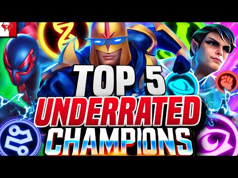 Видео: ТОП-5 НЕДООЦЕНЕННЫХ ЧЕМПИОНОВ в каждом классе! | Marvel: Битва чемпионов 🔥
