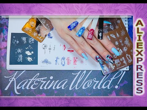 Видео: Обзор Зимних Пластин NICOLE DIARY / AliExpress.