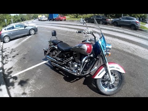 Видео: Honda Shadow 1100 AERO обзор. Почти Харлей