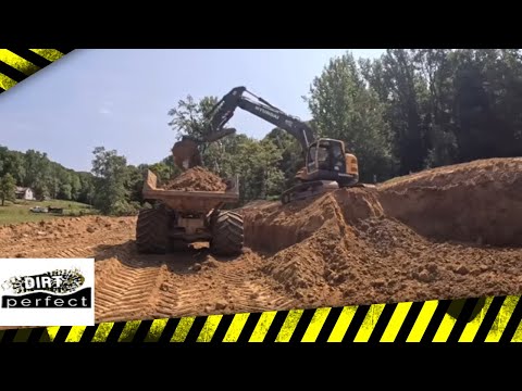 Видео: Огромный срез и сложный переход через канаву