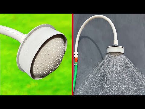 Видео: Оцените куски ПВХ трубы! супер насадка для душа