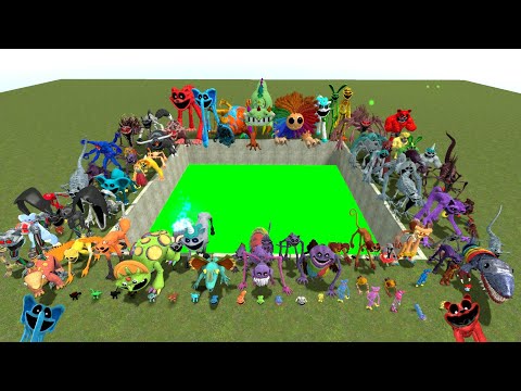 Видео: Встречайте новую игровую семью Поппи в Toxic Hole Garten Of Banban, главы 1, 2, 3 в Garry's Mod!