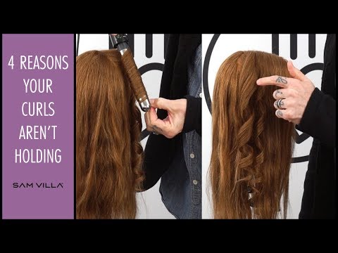 Видео: 4 причины, по которым ваши кудри не держатся | Как сделать так, чтобы кудри держались дольше