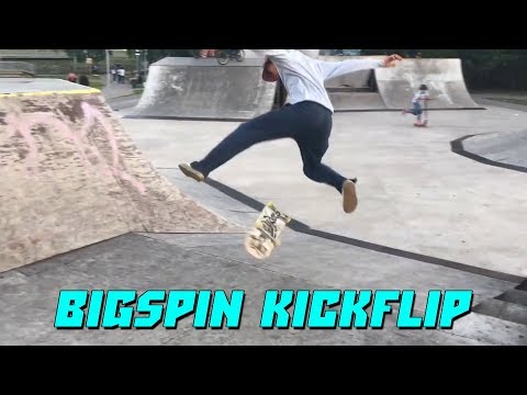 Видео: Bigspin kickflip откуда хотите😁 bs 360. ТРЮК ЗА МЕСЯЦ#3