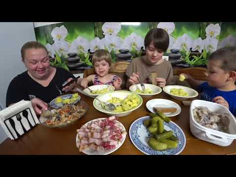 Видео: рыбный день 🙂/мукбанг/жизнь в селе навеселе