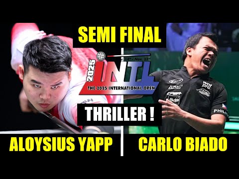 Видео: ПОЛУФИНАЛ | Карло Биадо против Алоизиуса Яппа | International Open BigFoot 10-Ball Challenge 2025