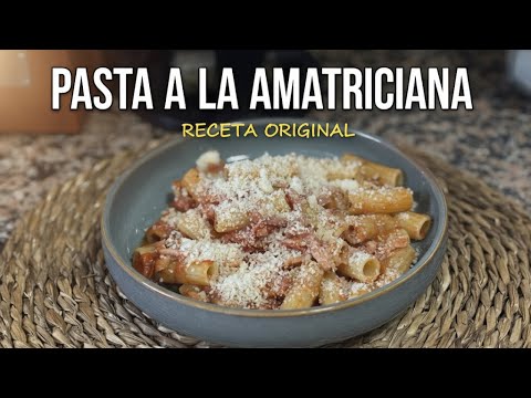 Видео: Pasta alla Amatriciana: настоящий вкус Рима за 15 минут! @lasrecetasdesusana