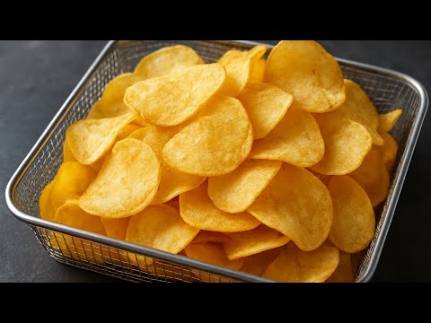 Видео: Как приготовить хрустящий картофель фри! Хрустящие Вкусные! Картофельные чипсы! 5 min recipe at home