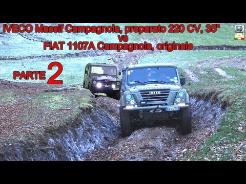 Видео: IVECO MASSIF CAMPAGNOLA подготовленный VS оригинальный FIAT 1107A CAMPAGNOLA - часть 2