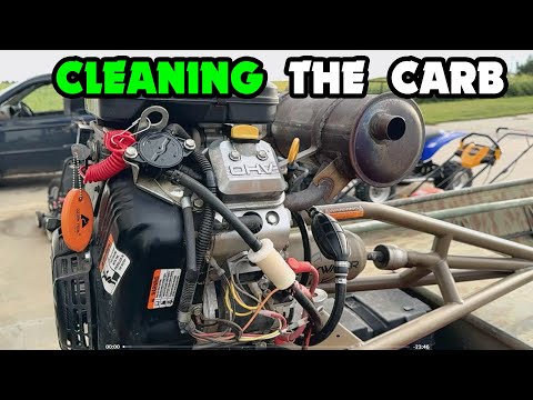 Видео: Чистка карбюратора на болотной лодке с помощью Vanguard Briggs 23HP