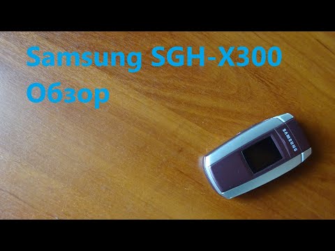 Видео: Обзор Samsung SGH-X300