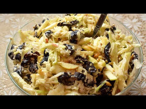 Видео: Новый Салат из Капусты. Вкусно и очень быстро. Мамины рецепты