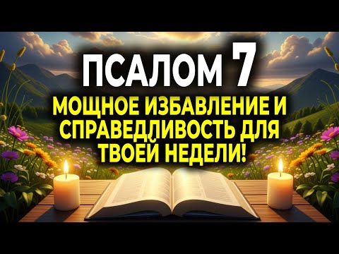 Видео: ПСАЛОМ 7 — МОЩНАЯ МОЛИТВА О СПРАВЕДЛИВОСТИ И ИЗБАВЛЕНИИ ДЛЯ ТВОЕЙ НЕДЕЛИ!