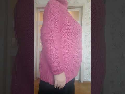 Видео: Тем, кто вяжет: рисунок, который "делает" фигуру...