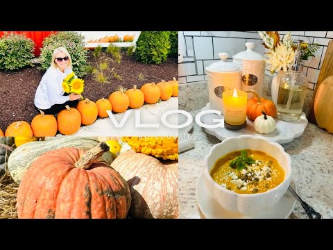 Видео: October VLOG🍁Осінній декор на кухні 🍁🎃Овочева ферма🍏Крем-суп з гарбуза 🎃🍁