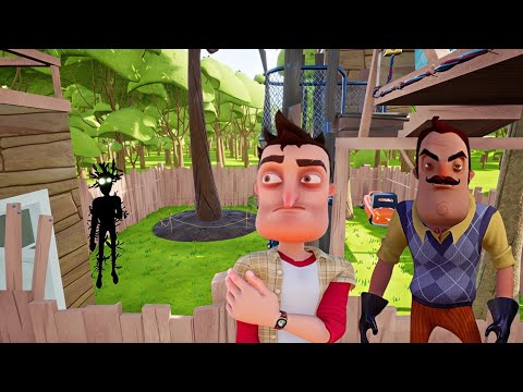 Видео: СОСЕД ЗАКРЫЛ МЕНЯ В ЛЕСНОМ ДОМЕ!!!Турбо Печка!!Hello Neighbor Прохожедние!