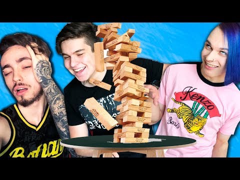 Видео: ТРИ МАЙНКРАФТЕРА НАПИЛИСЬ И УРОНИЛИ ДЖЕНГУ?! (Jenga Blockle)
