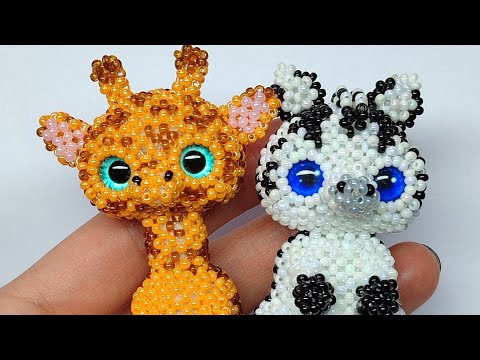 Видео: Обзор коллекции фигурок амигуруми из бисера/1 часть
