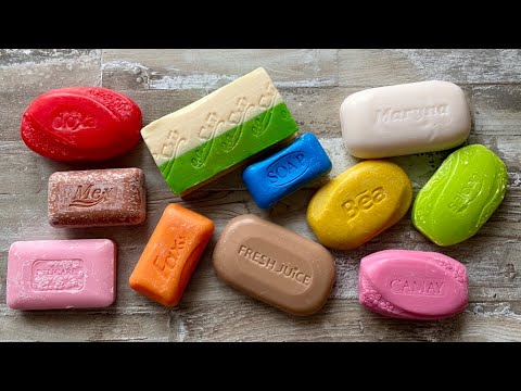 Видео: ASMR Soap cutting | Soap Carving|Резка мыла  | ASMR