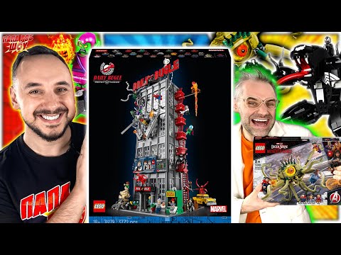 Видео: ПАПА РОБ И ДОКТОР ЗЛЮ И LEGO ЧЕЛОВЕК-ПАУК - БОЛЬШОЙ СБОРНИК ЛЕГО МАРВЕЛ SPIDER-MAN!