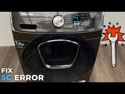 Видео: Устранение ошибки 5C на стиральной машине Samsung. Вы можете это сделать!