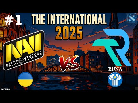 Видео: НАВИ НА КВАЛАХ К ИНТУ! | NaVi vs Runa Team #1 (BO3) The International 2025