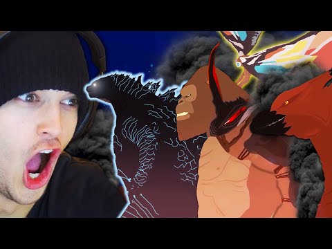 Видео: Реакция на «Годзиллу против Дестороя»: финал! (Битва)