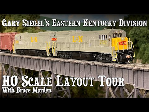 Видео: Экскурсия Гари Сигела по L&N Eastern Kentucky Division в масштабе HO с Брюсом Морденом