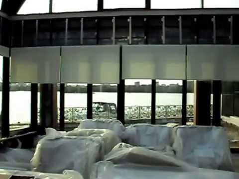 Видео: Рулонные шторы на кронштейнах