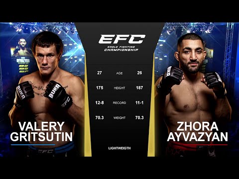 Видео: Жесткий поединок | EFC 42: Жора Айвазян - Валерий Грицутин