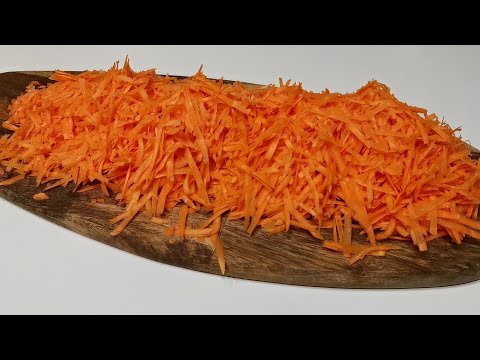 Видео: 🥕🥕У Вас Есть ДВЕ МОРКОВКИ ?🥗 БЫСТРЫЙ Салатик .