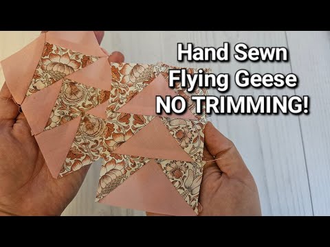 Видео: Ручное шитье летящих гусей | Учебное пособие по ручному шитью
