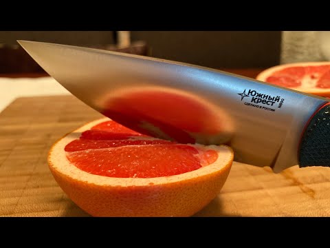 Видео: Южный крест нож Барибал. Фултанг. Конвекс. Сталь N690. Обзор. Построгали наконец…