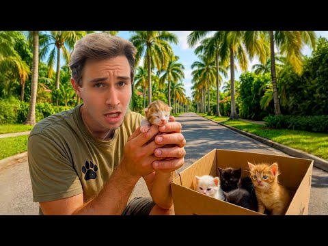 Видео: Я НАШЕЛ 6 КОТЯТ, БРОШЕННЫХ НА УЛИЦЕ!