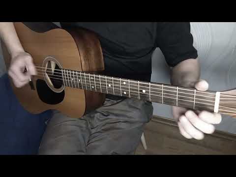 Видео: Кино-Апрель(фингерстайл кавер на гитаре)