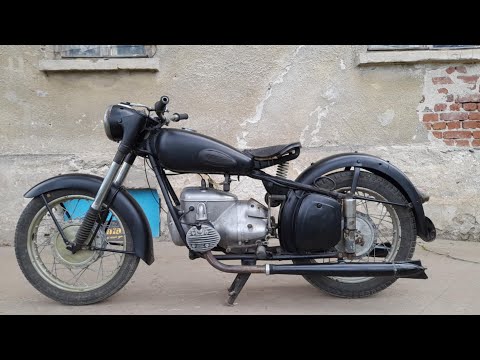 Видео: MZ IFA BK 350 1957 Ифа бк 350