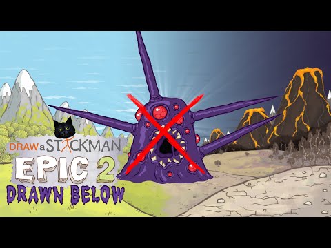 Видео: Стикмен эпик 2 Нарисовано ниже / Draw a Stickman: EPIC 2 Drawn Below/ Победа) До новых встреч.