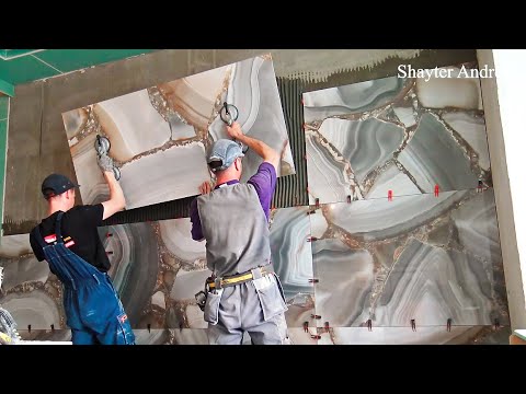 Видео: Тонкости при укладке крупного формата, плиточный клей новинка!