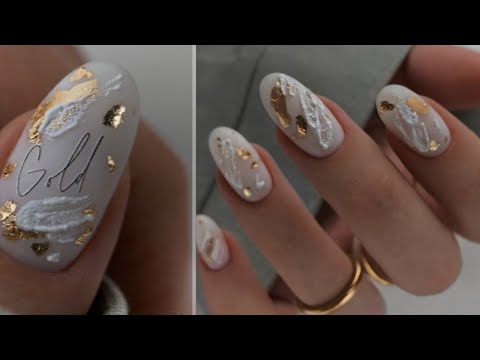 Видео: 🔥😍 Сахарные мазки / Быстрый дизайн мазки кистью на ногтях / Осенний маникюр 2021
