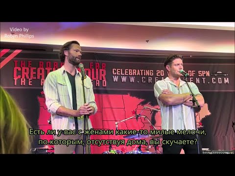 Видео: Джаред и Дженсен о "милых мелочах" - Конвенция в Остине 2025 (рус.суб.)