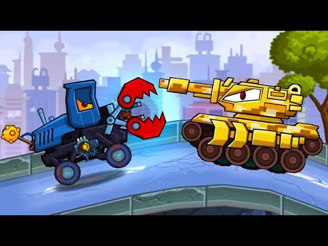 Видео: Хищные машины 3 #25 Машина ест машину с Кидом. Танк в Car Eats Car #МАШИНКИКИДА