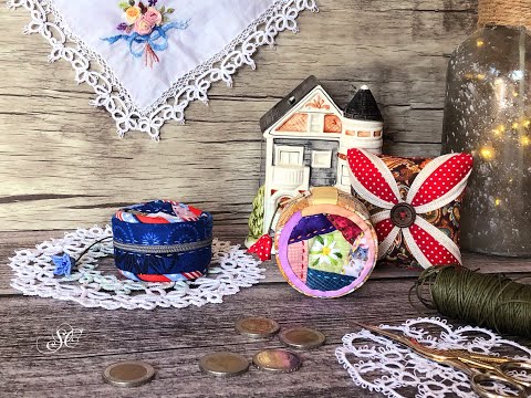 Видео: DIY#patchwork# необычное применение остатков тканей, шьем мини оргнайзер