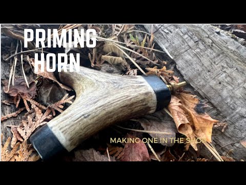Видео: Изготовление рога-затравки из оленьего рога с помощью подпружиненного дозатора