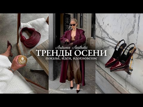 Видео: ТРЕНДЫ ОСЕНИ 2024 | показы, идеи, вдохновение